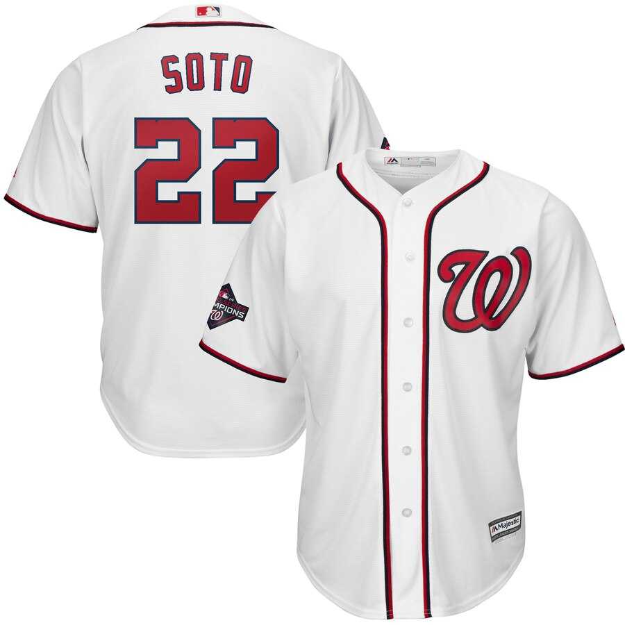 Nationals 22 Juan Soto White 2019 World Series Champions Cool Base Jersey Dzhi,We sell and wholesale Nationals 22 Juan Soto White 2019 World Series Champions Cool Base Jersey Dzhi on line form chian!